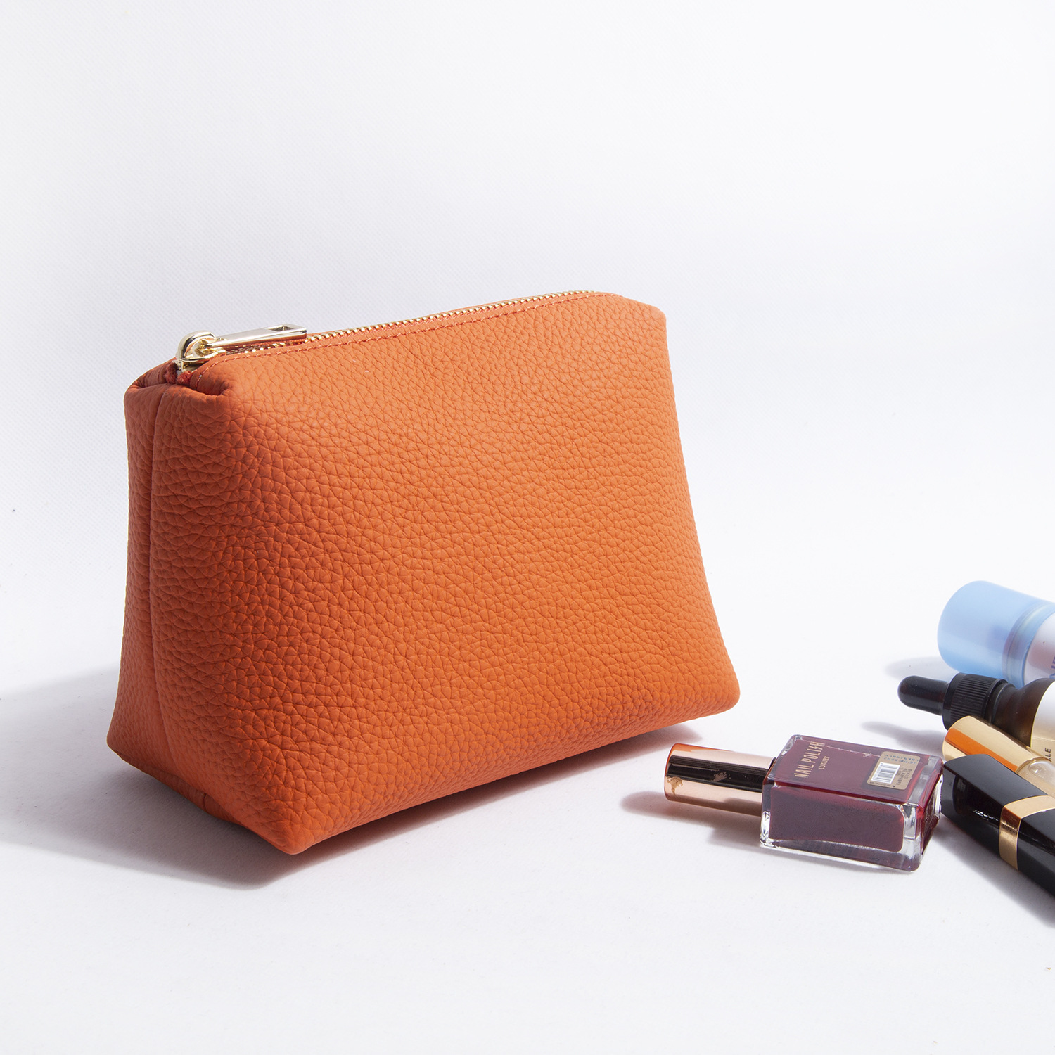 Portable Litchi Pattern Lipstick Storage Bag - Image 7