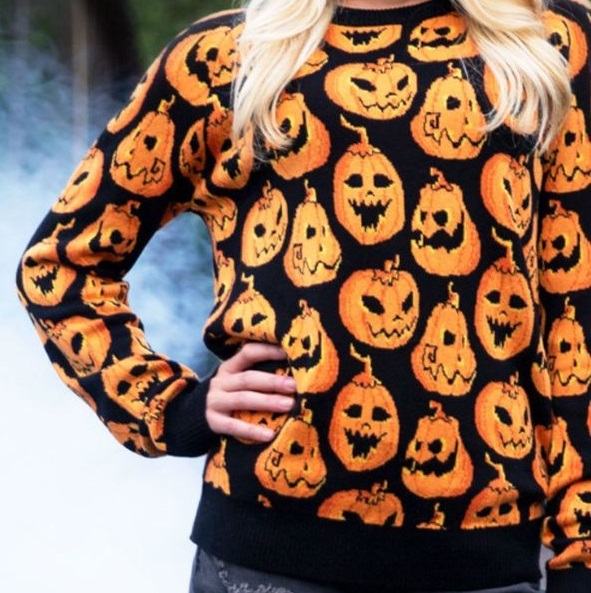 Pumpkin Jacquard Knitwear