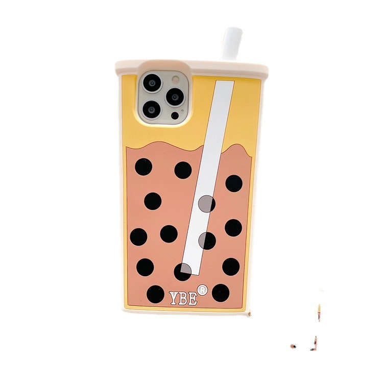 Pearl Milk Tea Pendant Mobile Phone Case - Image 4