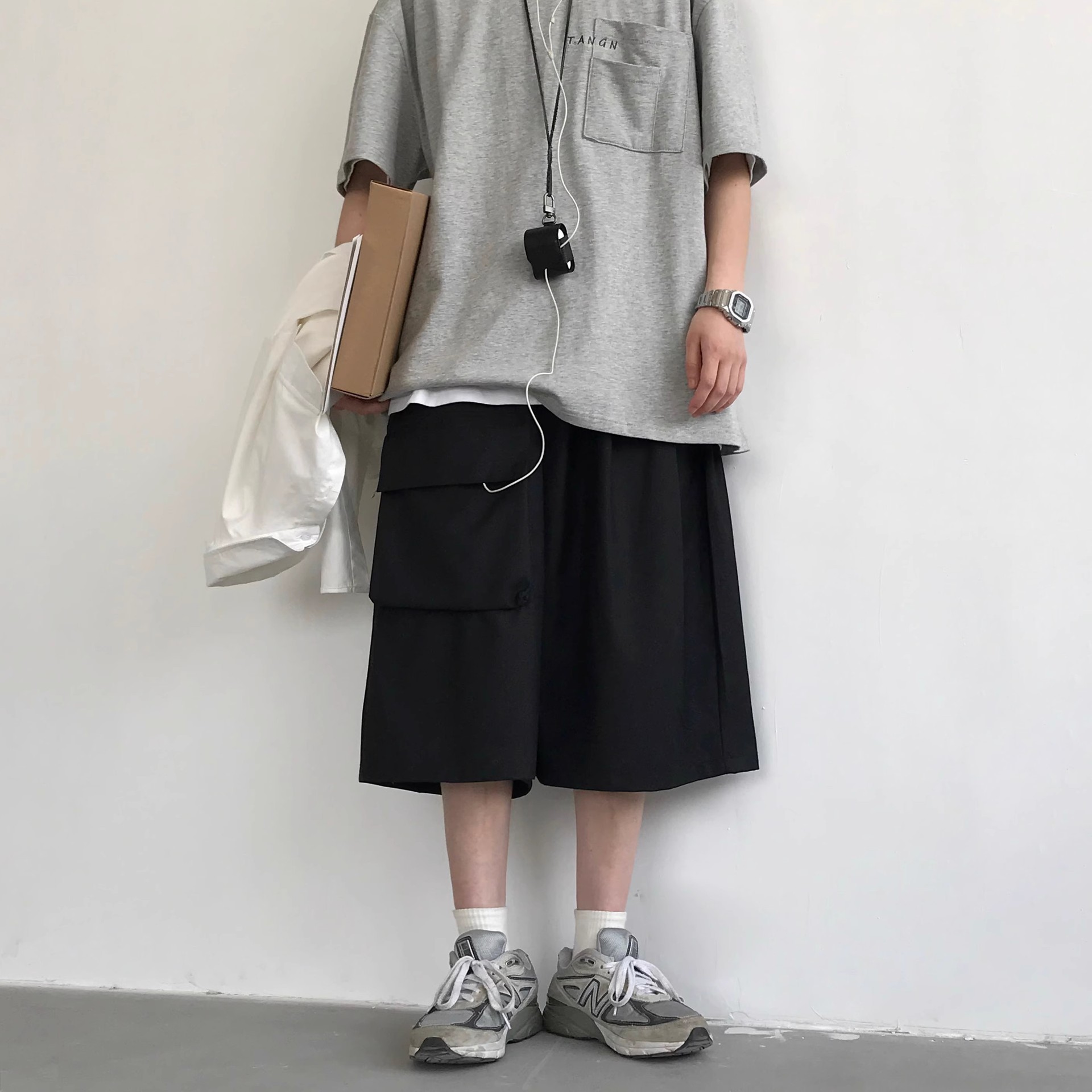 Japanese Retro Simple Casual Shorts - Image 5