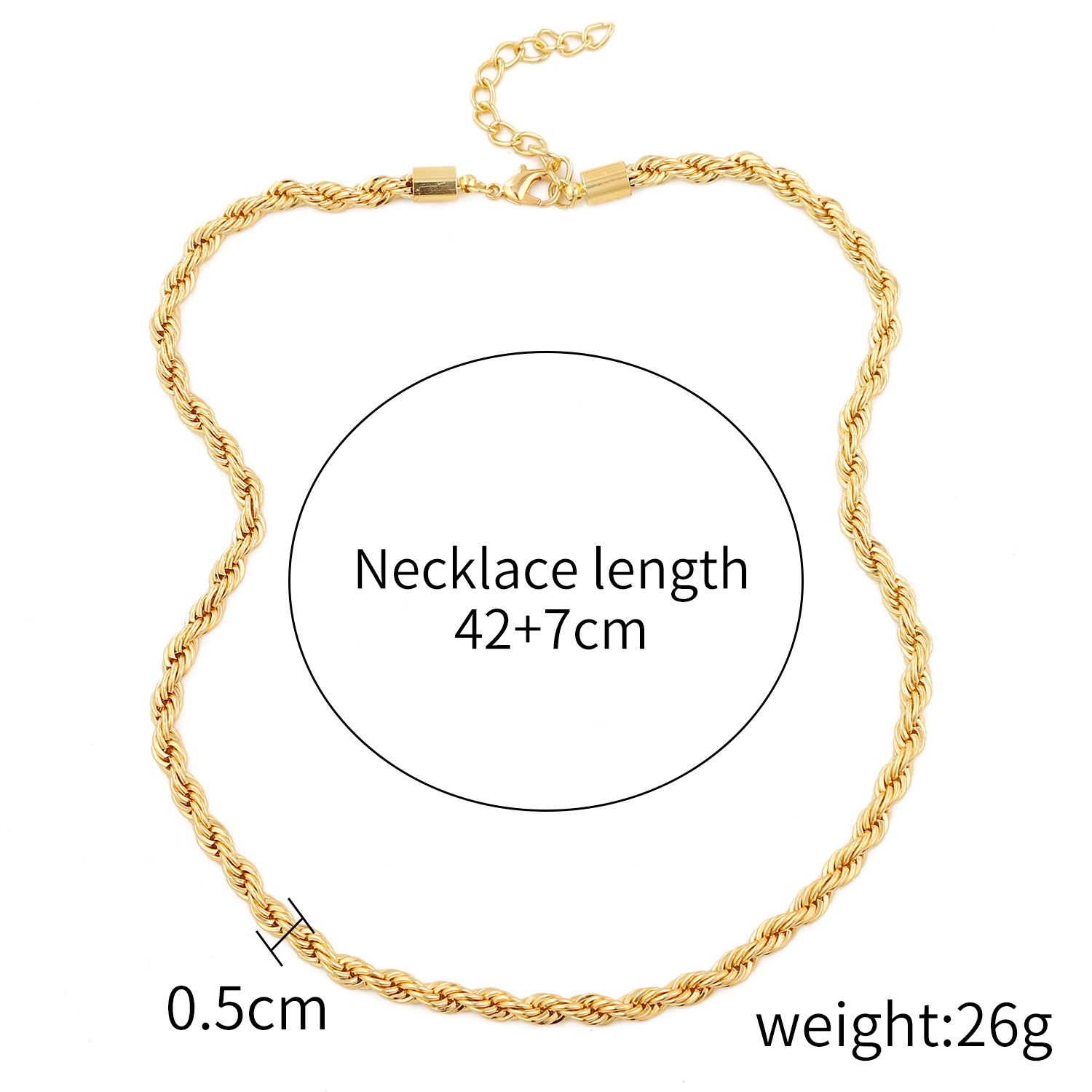 Twist Chain Necklace - Image 9
