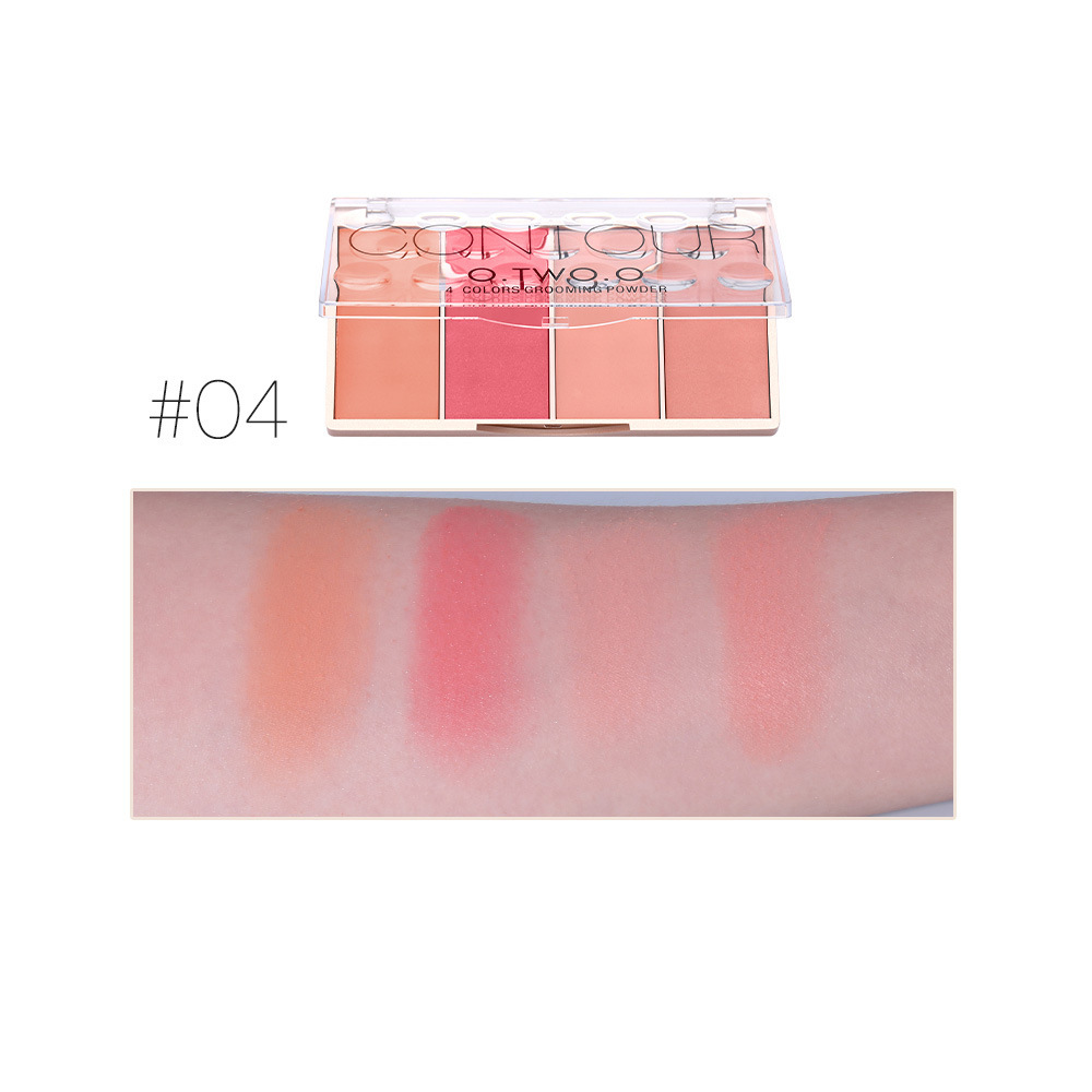 Rose Gold Four-Color Highlight Blush - Image 2