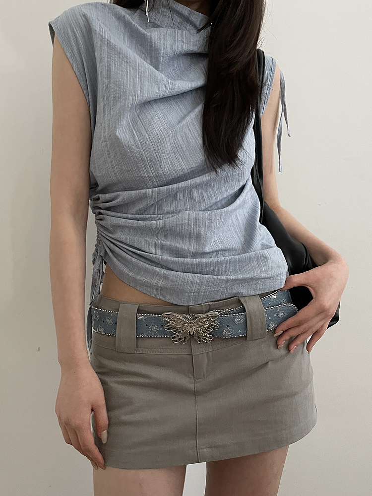 Women's Decorative Butterfly Smooth Buckle Belt - Image 9