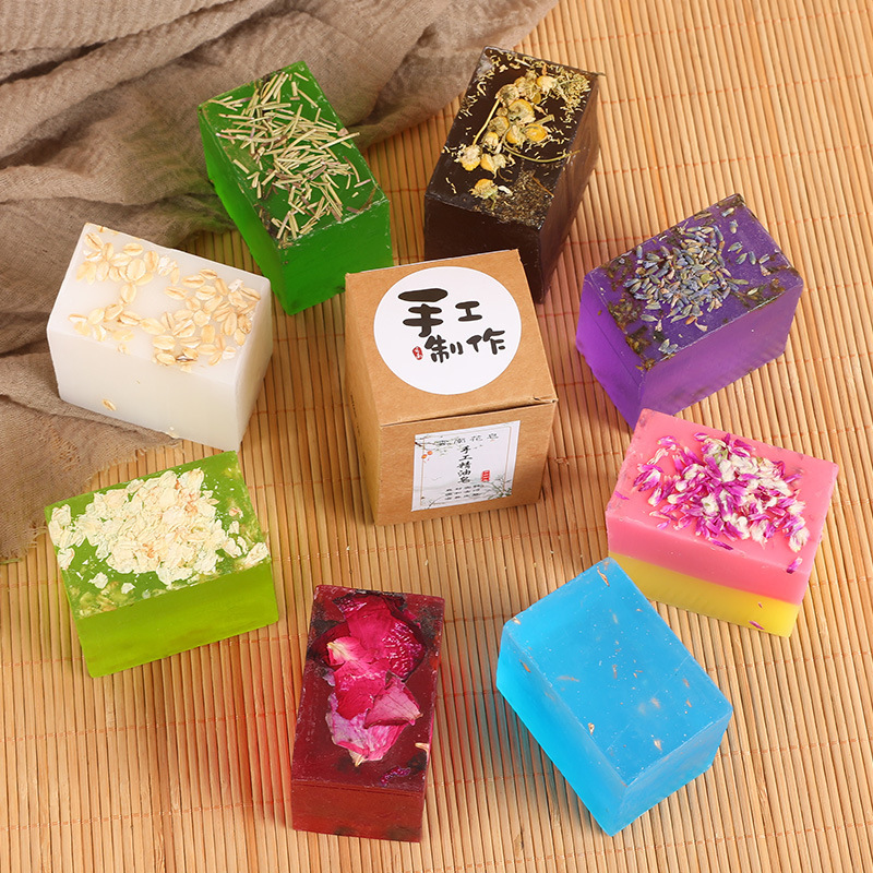 Handmade Flower Essential Oil Soap