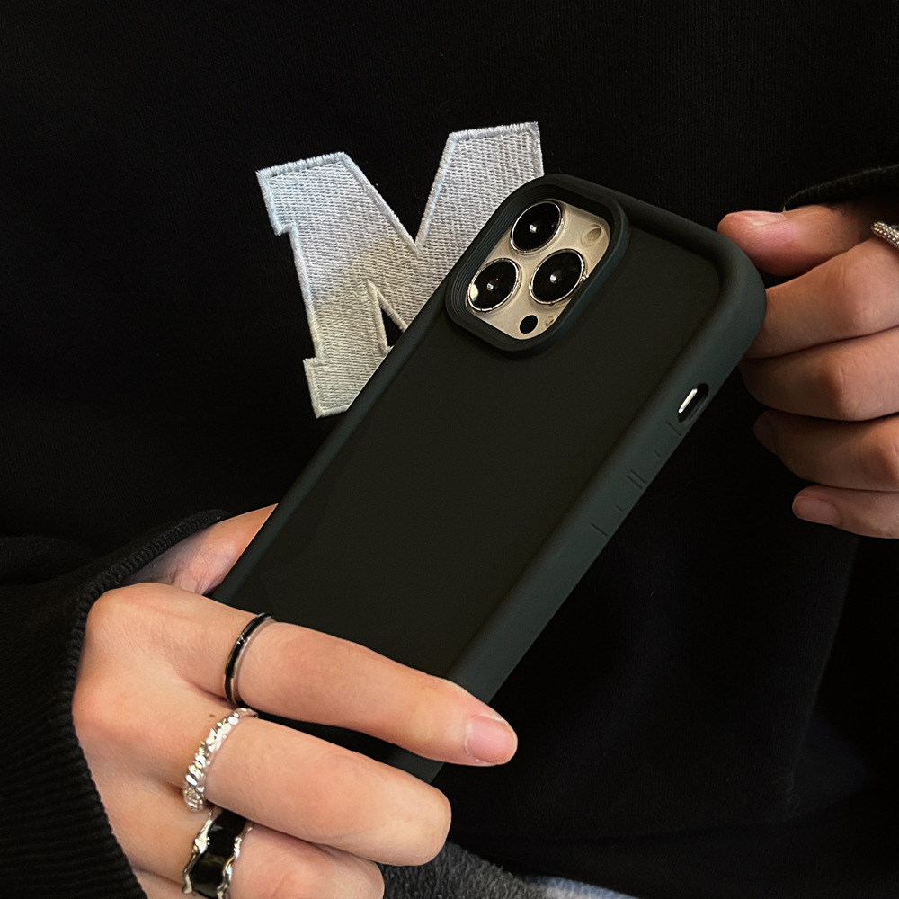 Silicone Frosted Solid Color Phone Case - Image 7