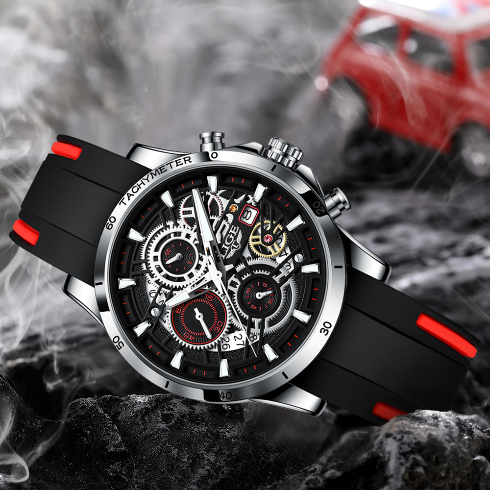 Multifunctional Skeleton Quartz Watch - Image 3