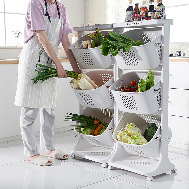 Vegetable Basket Storage Rack