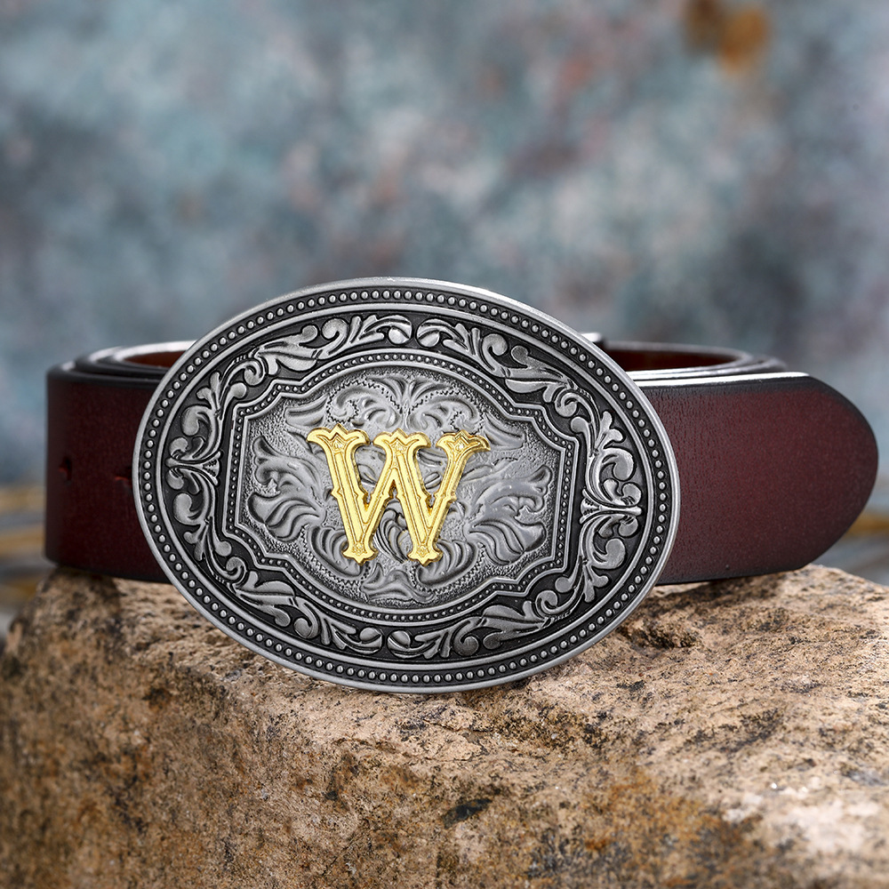 Floral Letter Buckle Belts - Image 2