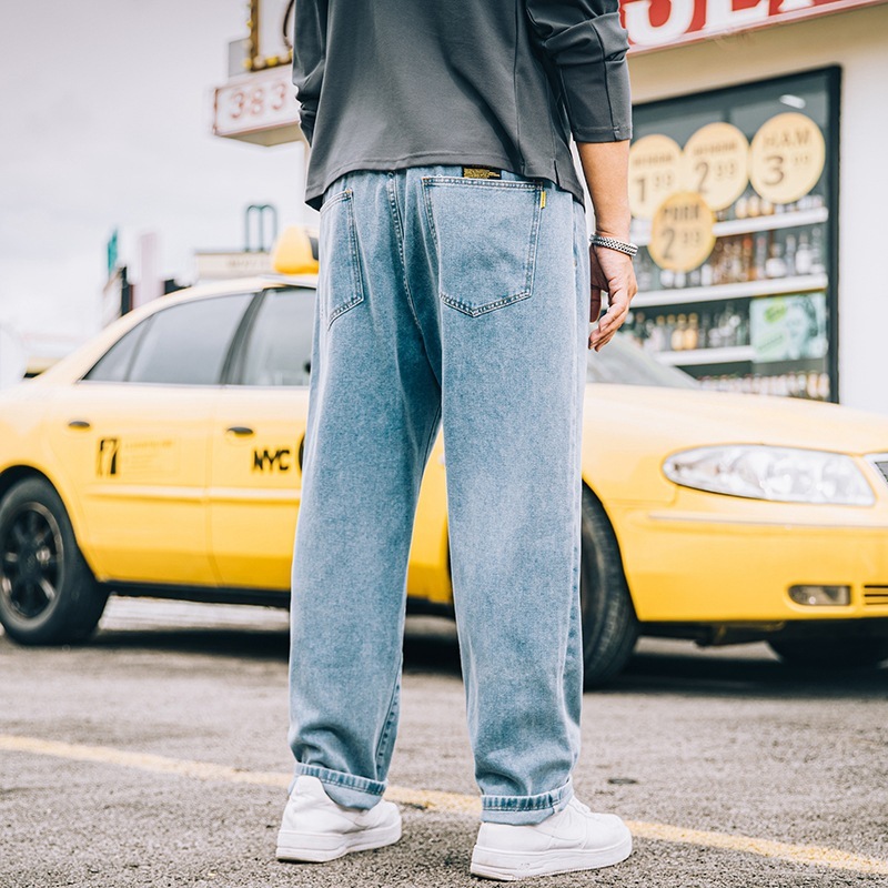 Men's Loose Straight Simple Casual Jeans - Image 8