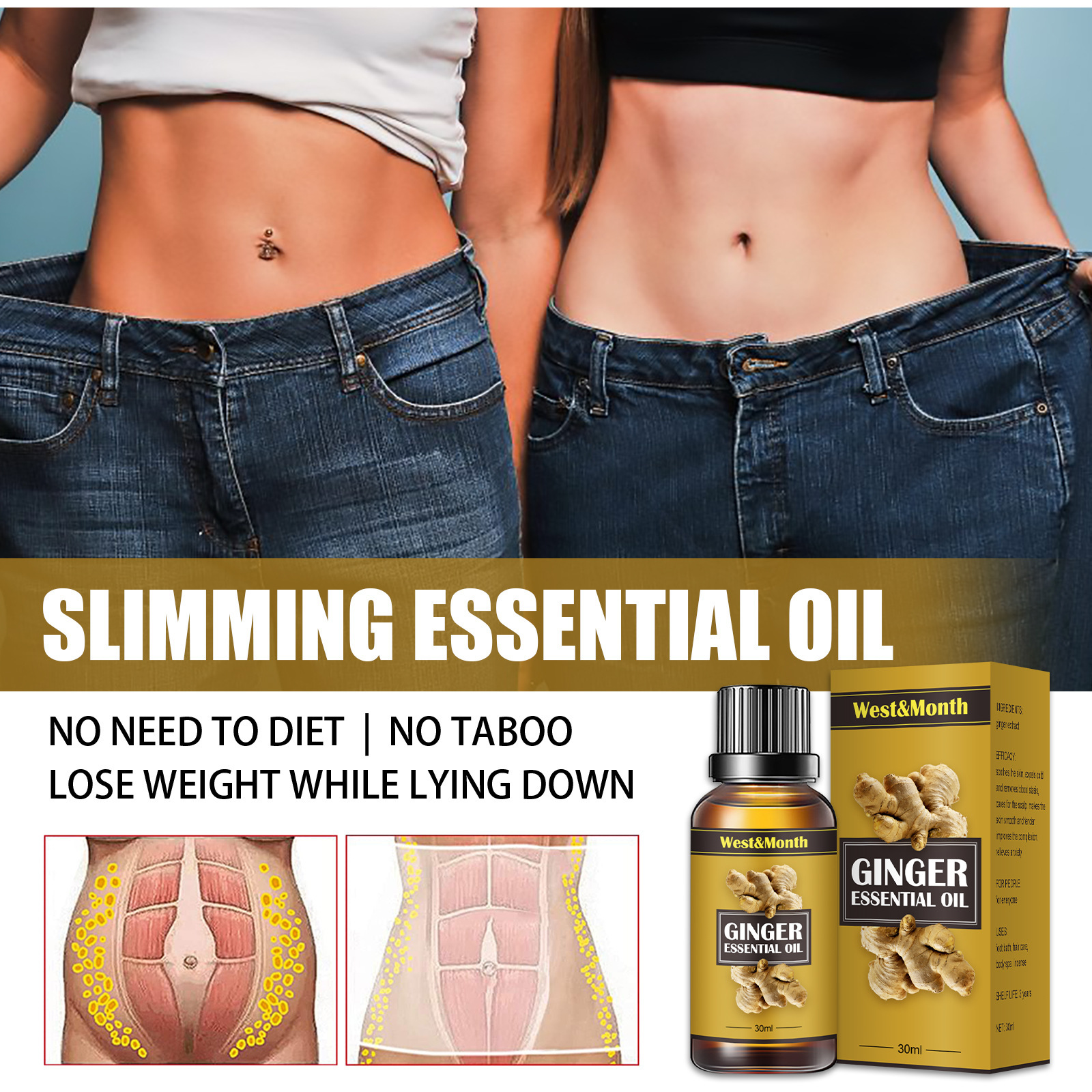 Moisturizing Skin Slimming Body Oil - Image 6
