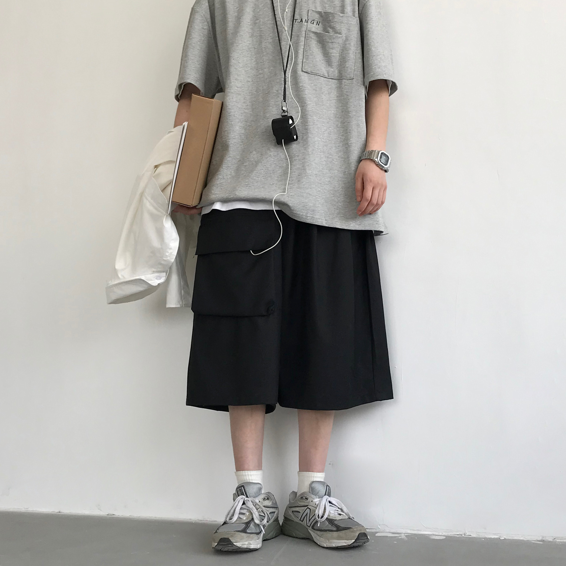 Japanese Retro Simple Casual Shorts
