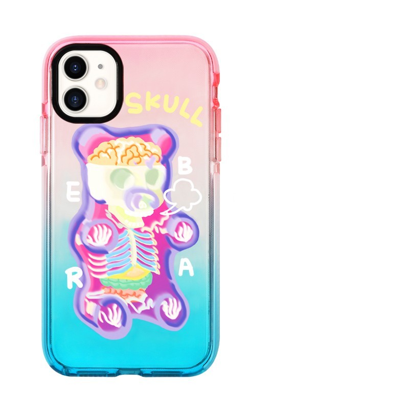 Soft Transparent Smily Bear Phone Case - Image 2