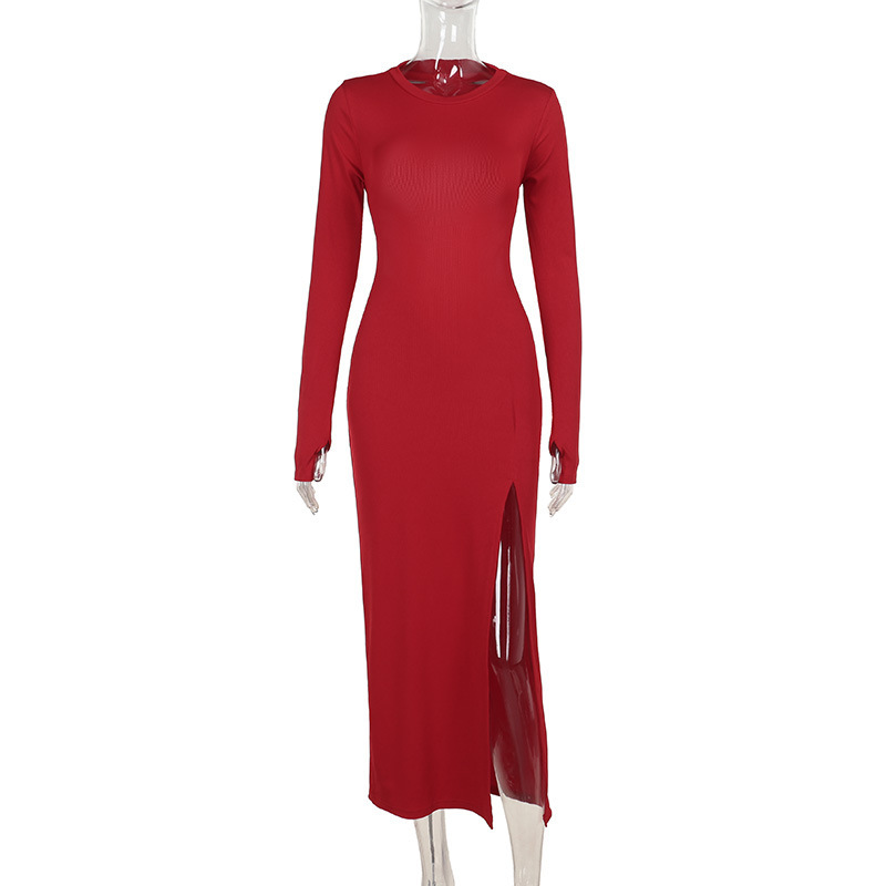 Women's Backless Lace Up Dress - Image 2