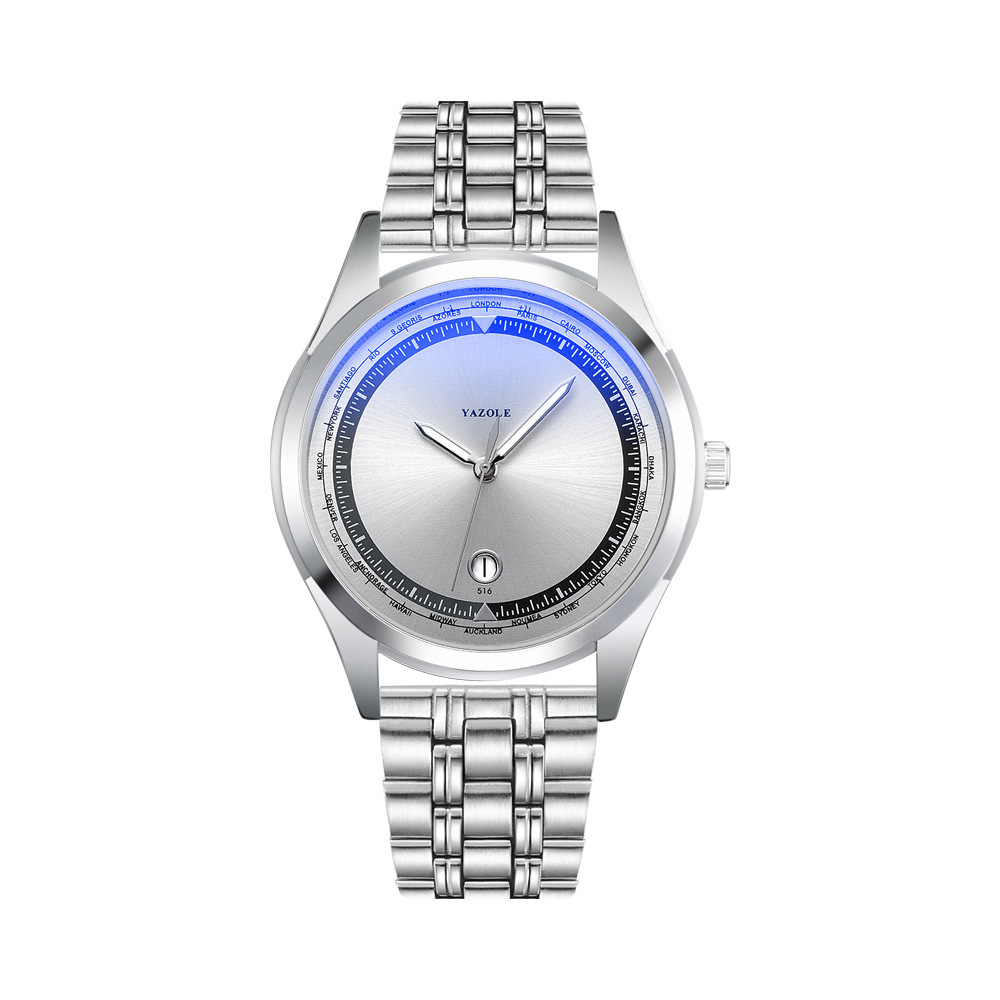 Luxury Luminous Steel Sports Men's Wristwatch - Image 5