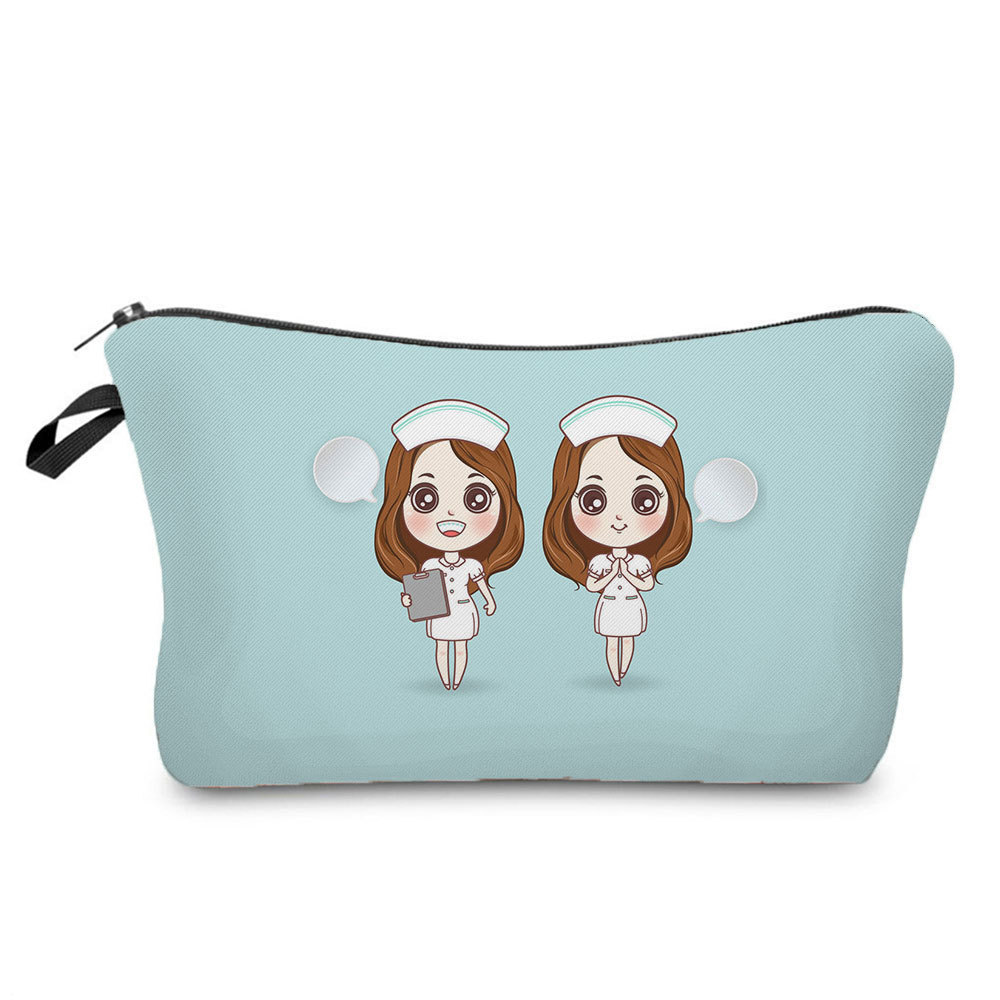Angel Nurse Printed Makeup Storage Bag - Image 10