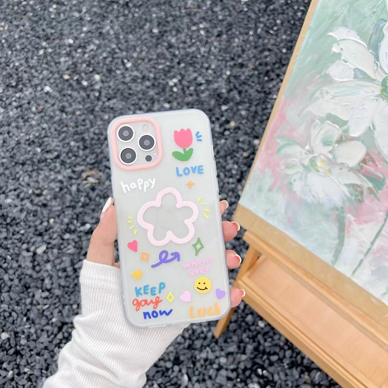 Simple Flower Silicone Phone Case - Image 2