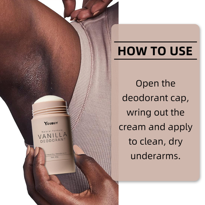 Natural Refreshing Vanilla Deodorant Stick - Image 3