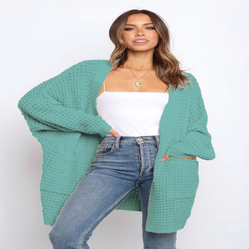 New Style Knitwear Solid Color Long - Image 7