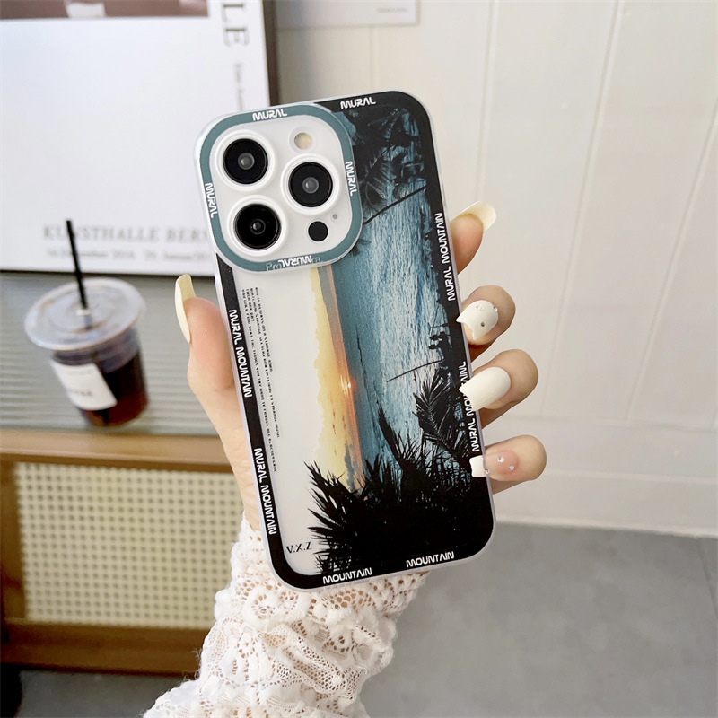 Dark Purple Landscape Mountain Peak Case - Image 5