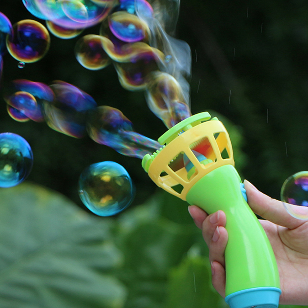 Electric Fan Bubble Machine Outdoor Toys