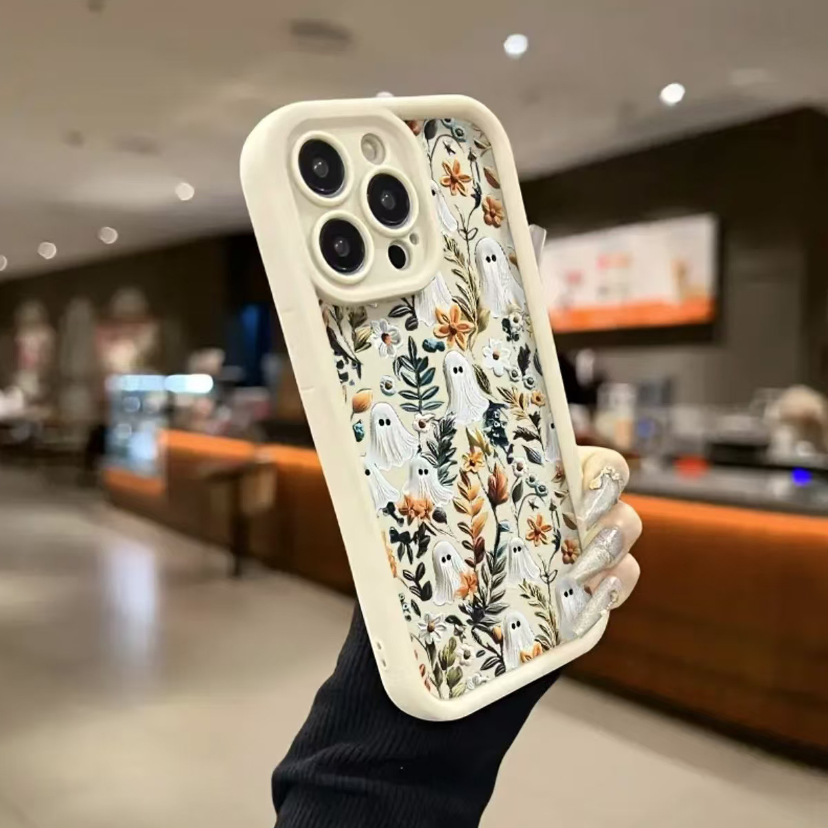 Ghost Flower Fashion Phone Case - Image 2