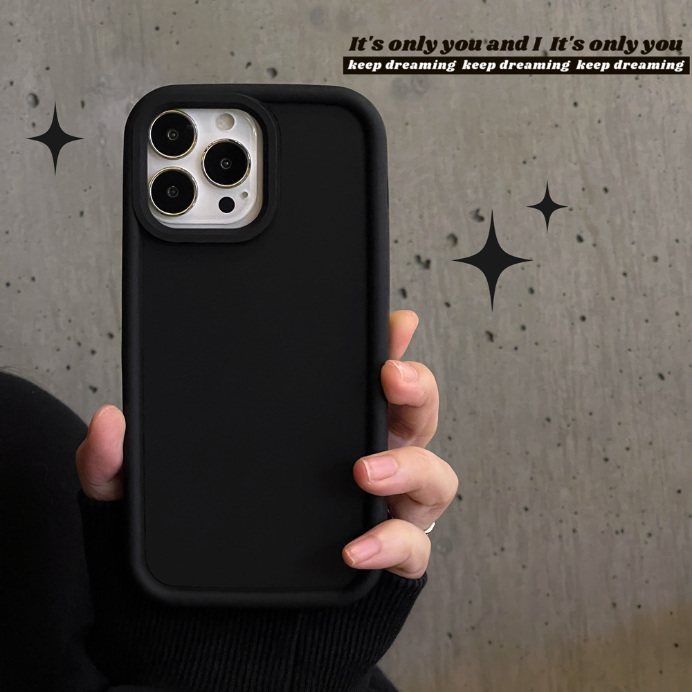 Silicone Frosted Solid Color Phone Case - Image 8