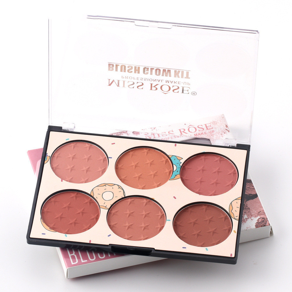 Natural Six-color Blush Rouge Makeup - Image 2