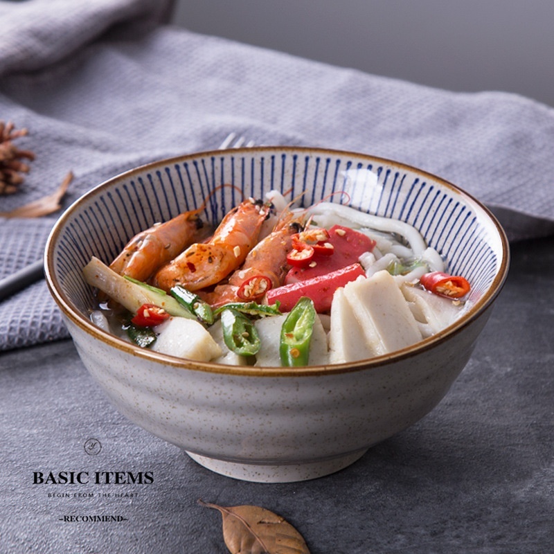 Household Ceramic Creative Tableware Soup Bowl