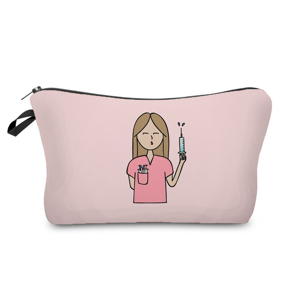 Angel Nurse Printed Makeup Storage Bag - Image 2