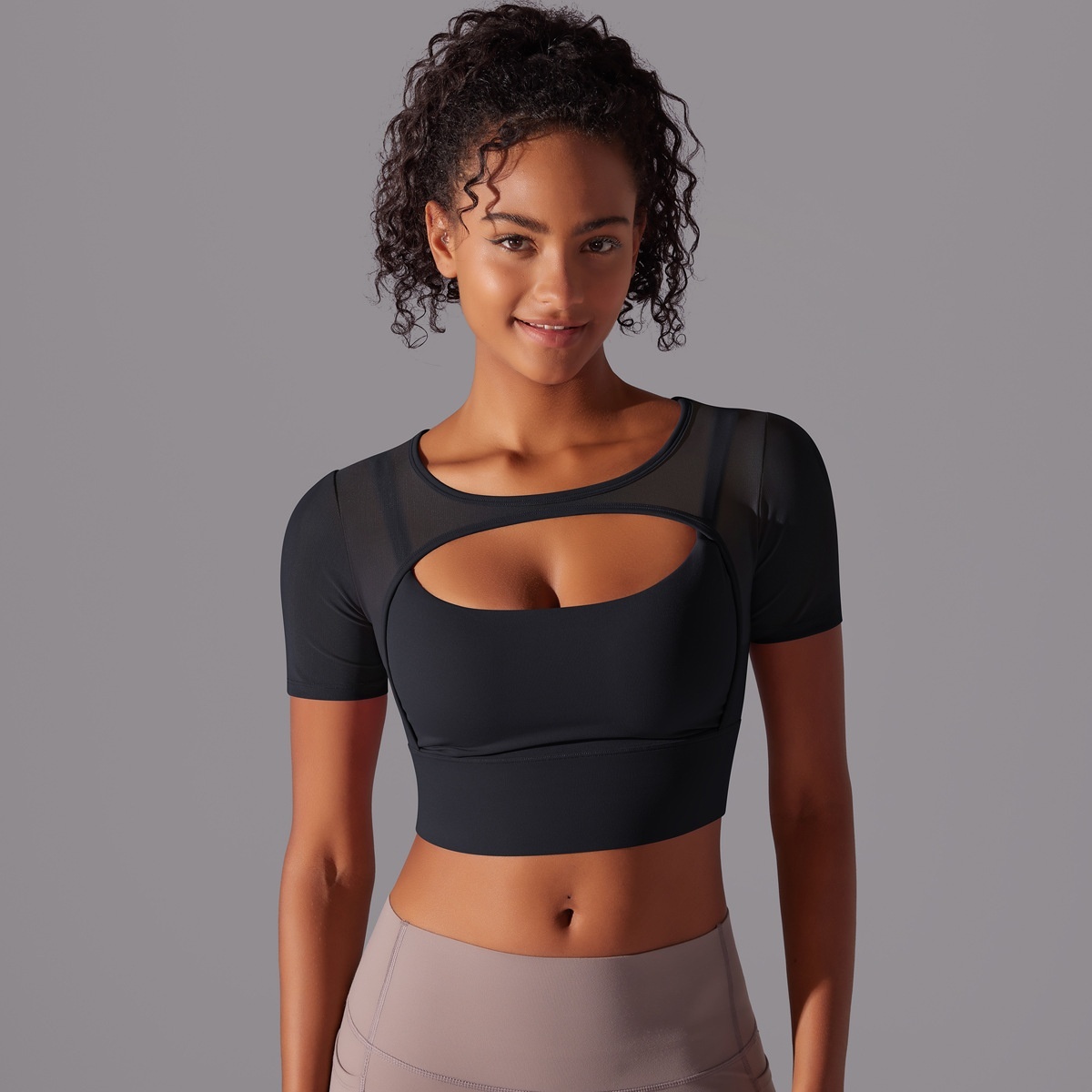 Fitness Double Layer Yoga Clothing Top