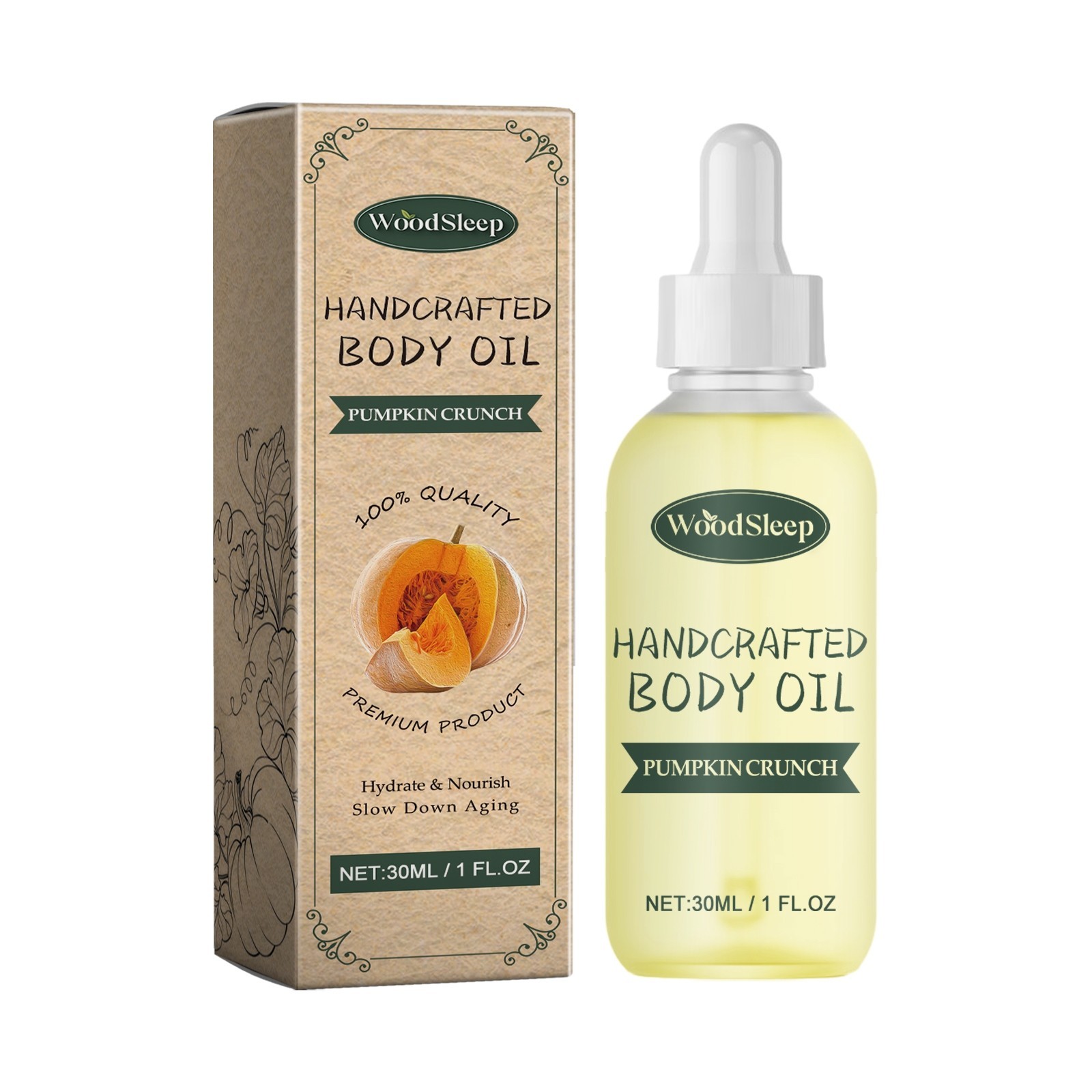 Pumpkin Crunch Handcrafted Body Oil
