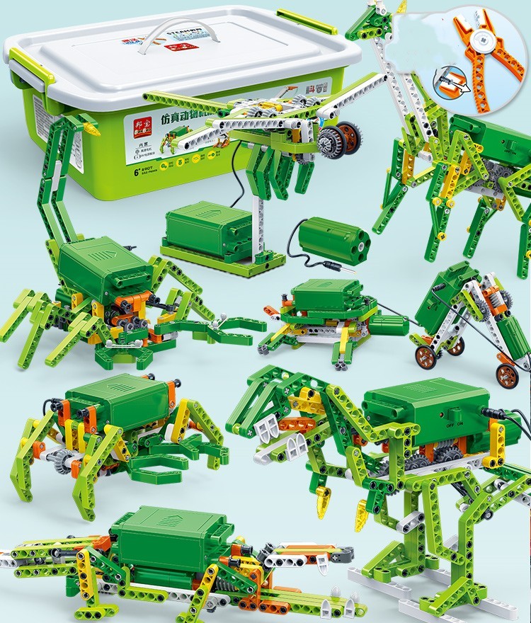 Electric Assembled Building Blocks Toy Set - Image 5
