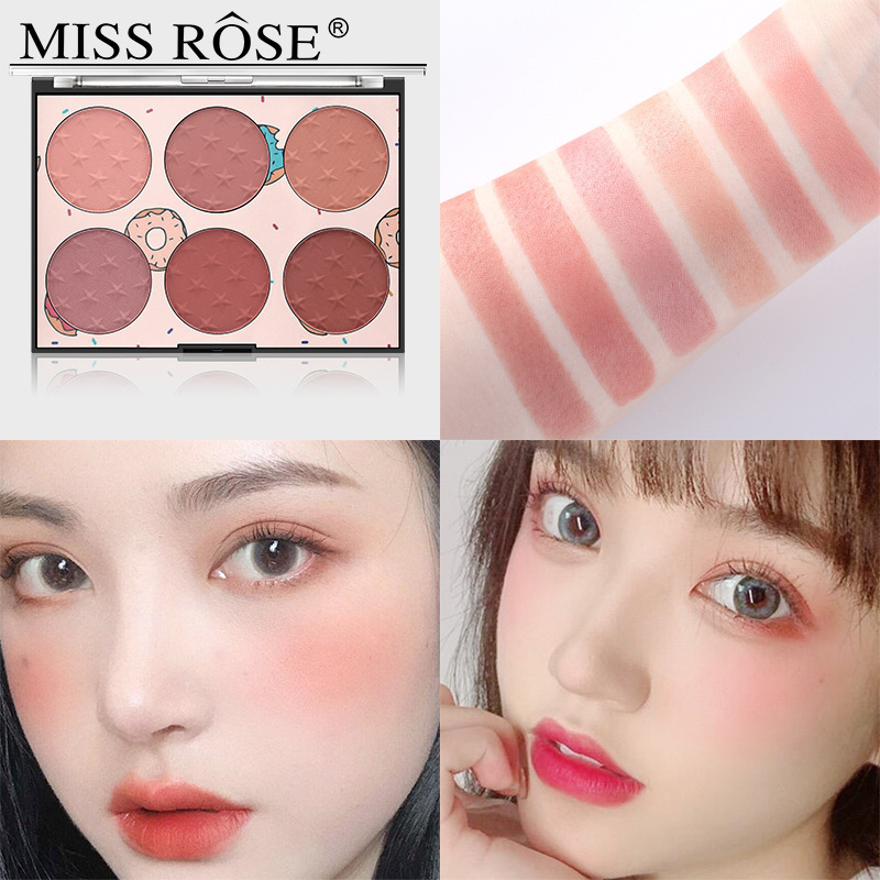 Natural Six-color Blush Rouge Makeup - Image 3