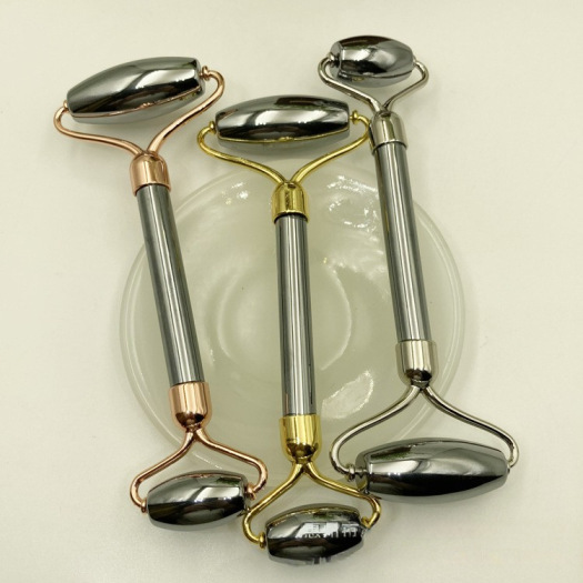 Portable Household Facial Double-Roller Massage Tool