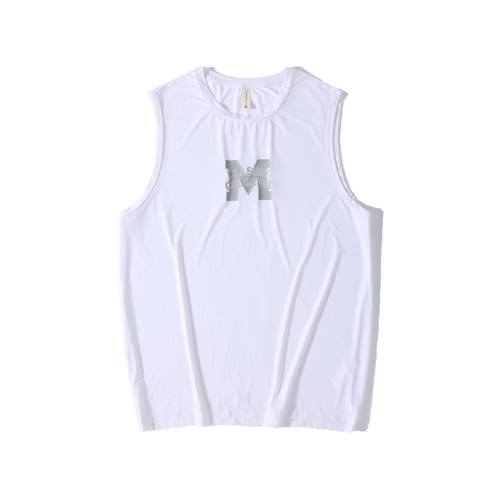 Letter Print Sleeveless T-Shirt - Image 7
