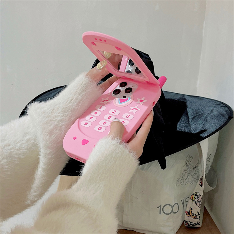Flip Shape Mirror Phone Case