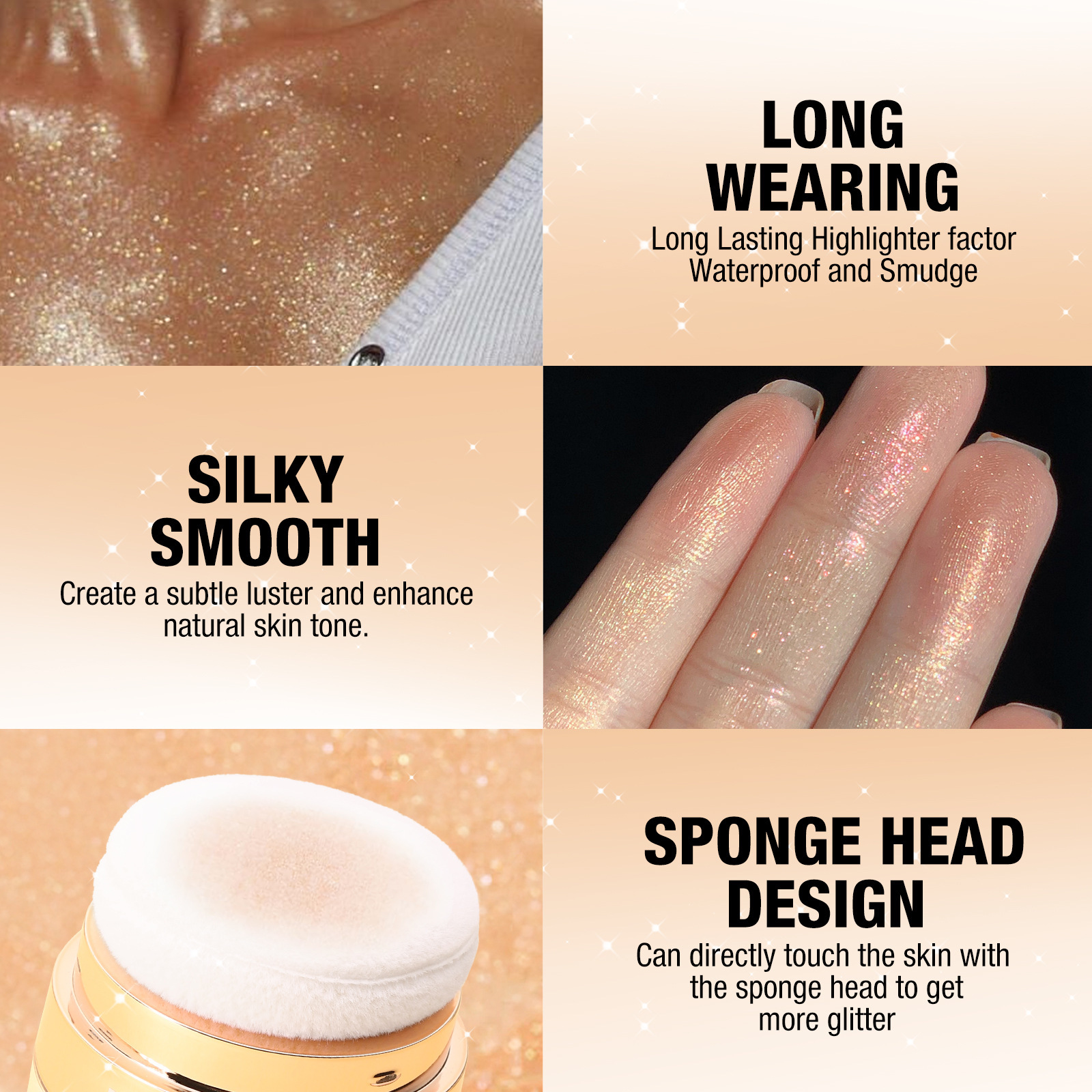 Highlight Face Body Blush Shading Powder - Image 6