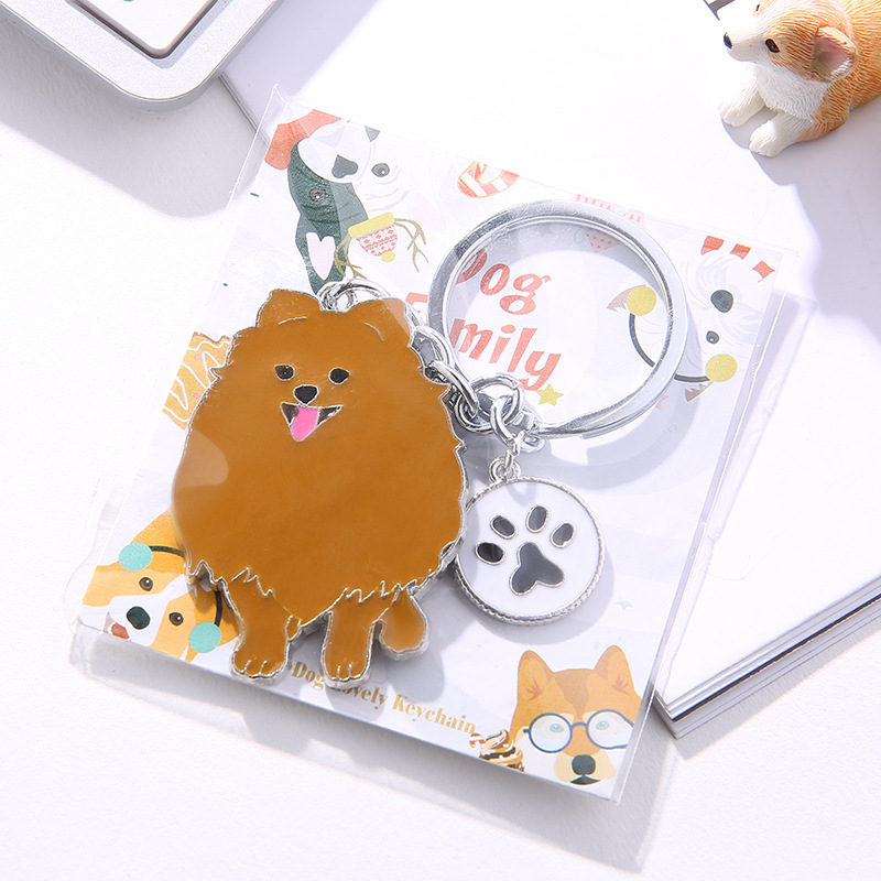 Creative Pet Dog Car Metal Keychains - Image 7