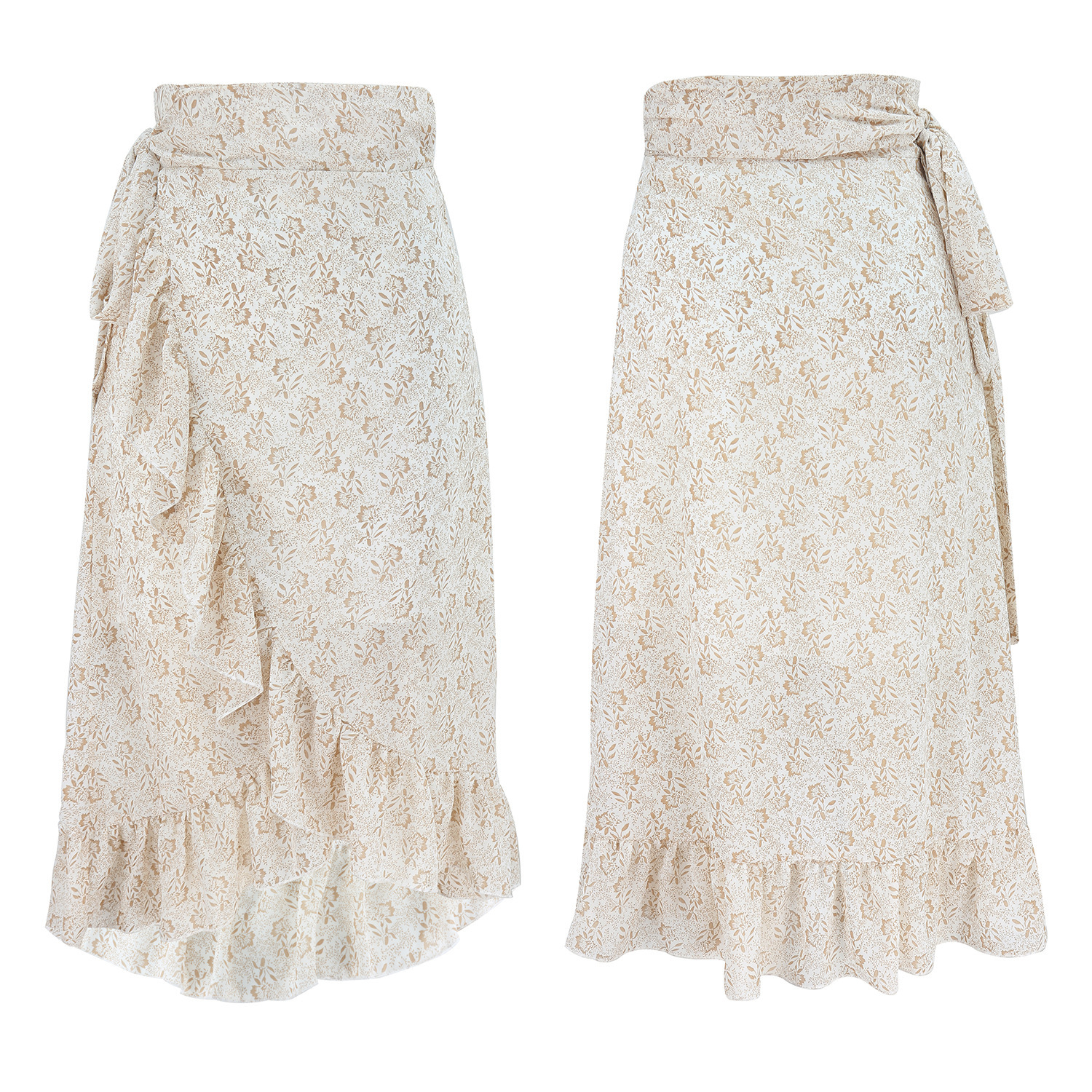 Long Black Knotted Woman Skirts - Image 3