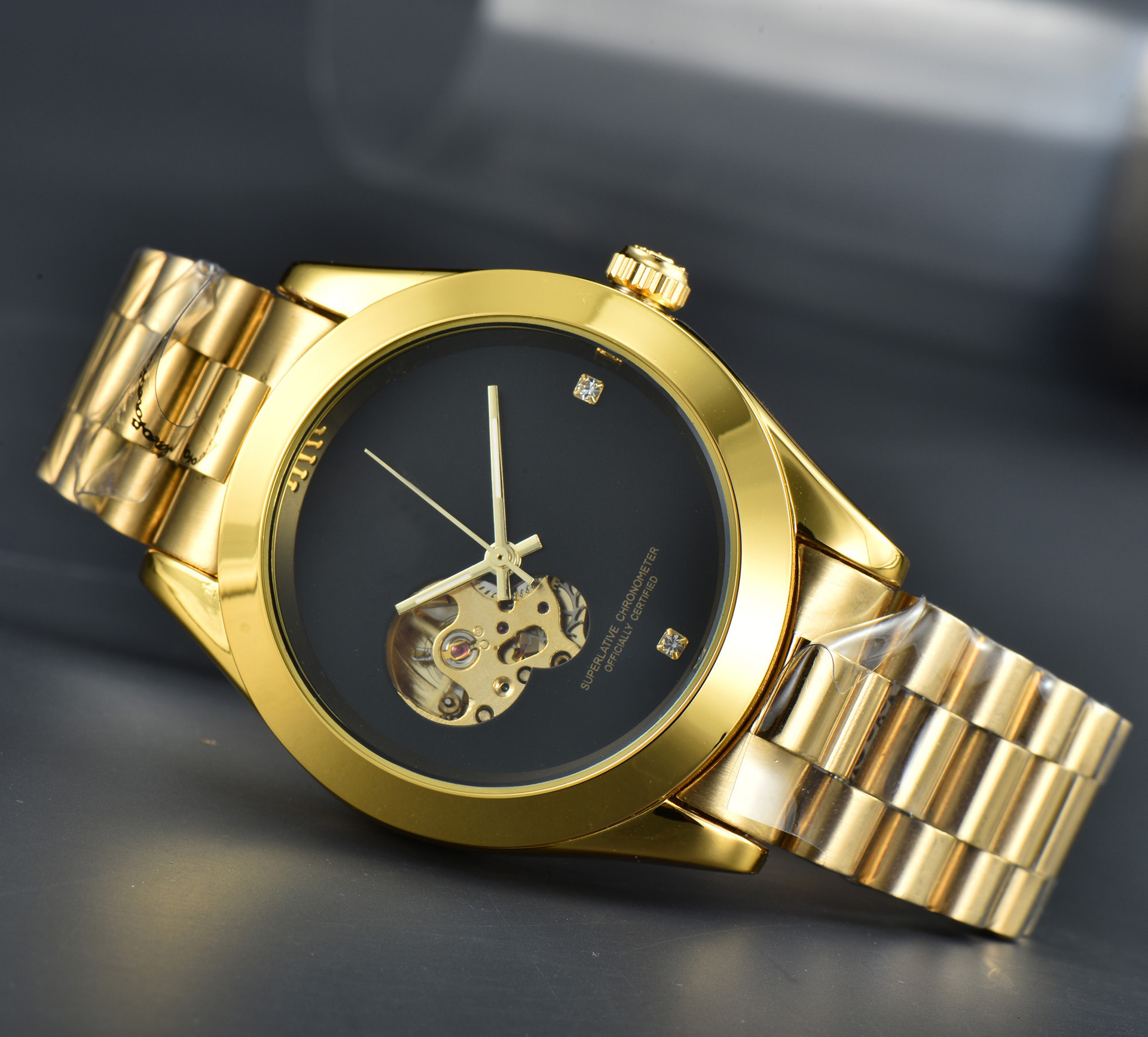 Hollow Men's Mechanical Casual Watch - Image 3