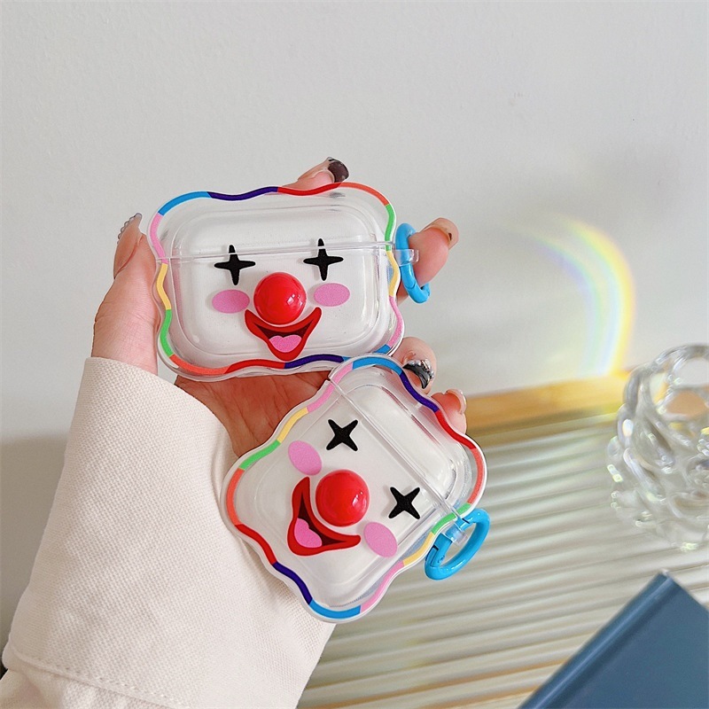 Clown Cute Transparent Soft Case