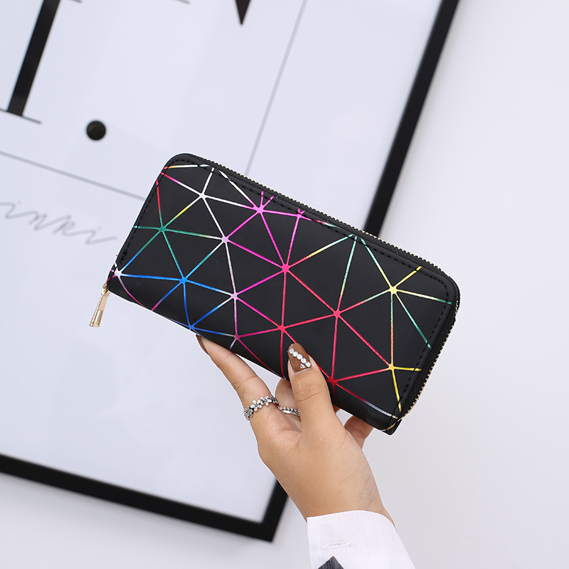 Personalized Long Laser Geometry Hand Purse - Image 8