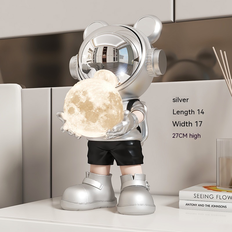 Desktop Space Bear Decoration Moon Night Light - Image 8