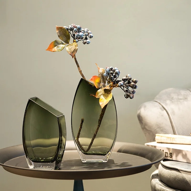 Creative Geometric Oblique Square Vase