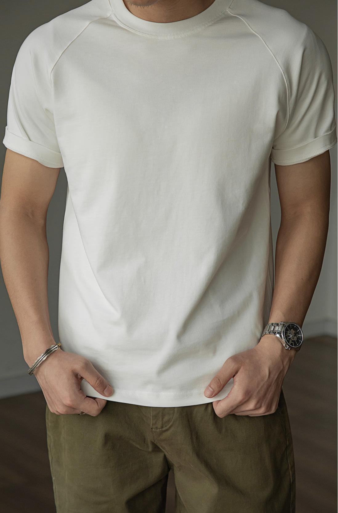 Heavy Round Neck Dry T-shirt - Image 2