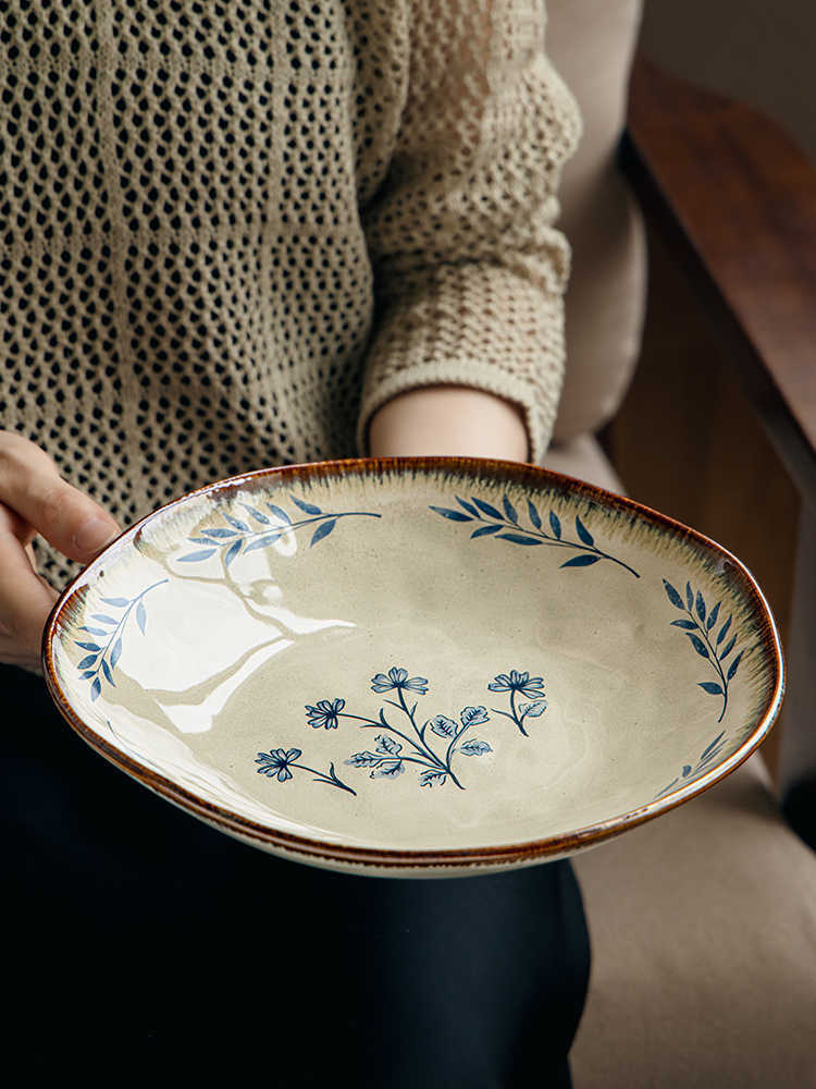 Ceramic 9-Inch Irregular Deep Plates - Image 6