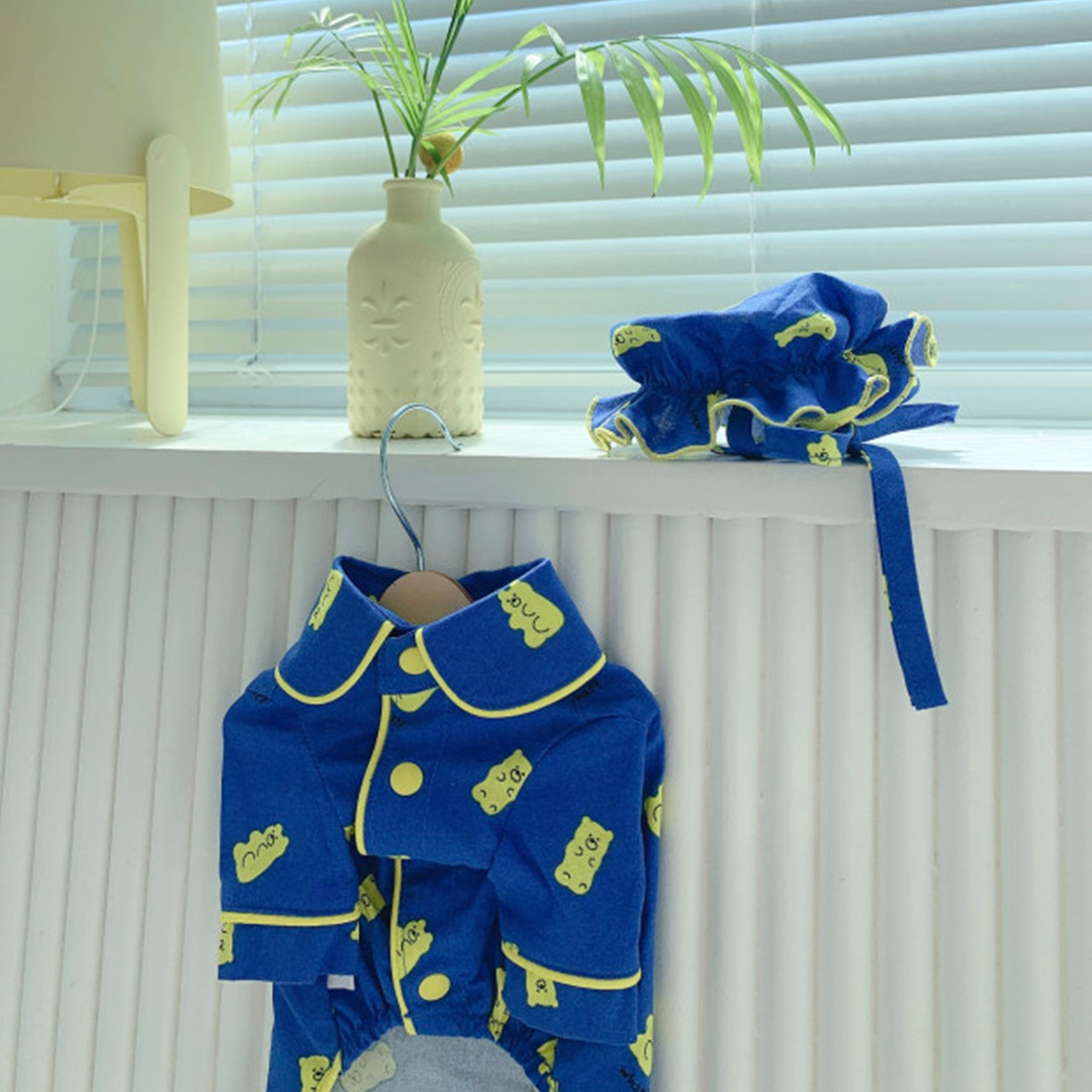 Cute Candy Bear Hat Pajama Set - Image 5