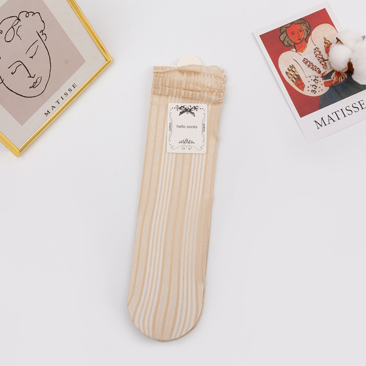 Japanese Mesh Bunching Women Socks - Image 8