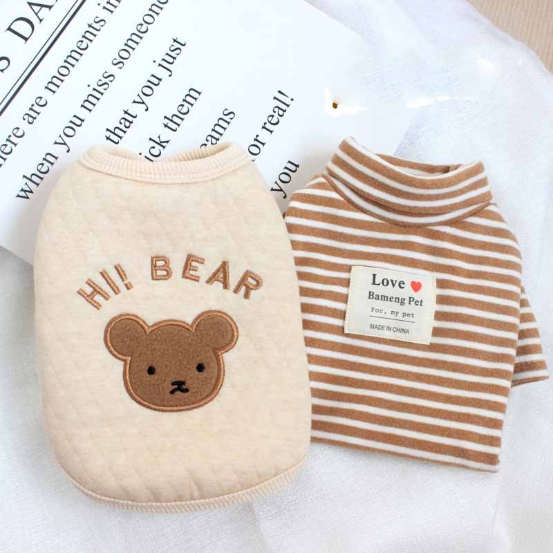 Winter Thick Pet Cotton Vest Suit