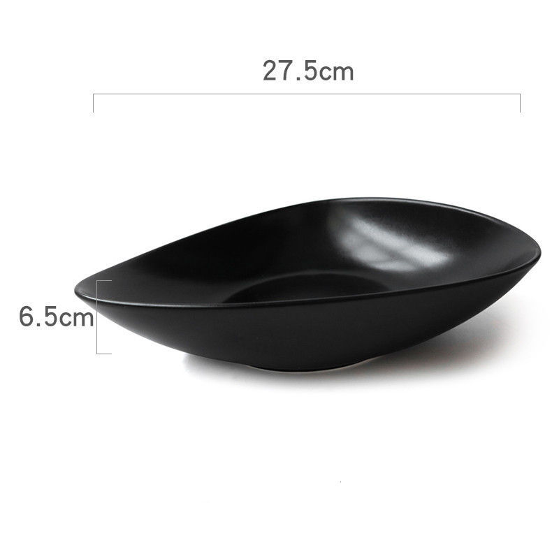 Irregular Household Ceramic Bowls And Plates - Image 3